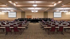 Lake Placid’s Olympic Center conference rooms and ballrooms.